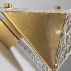 Gold Outdoor Wall Lights Luxury Waterproof LED Art Light