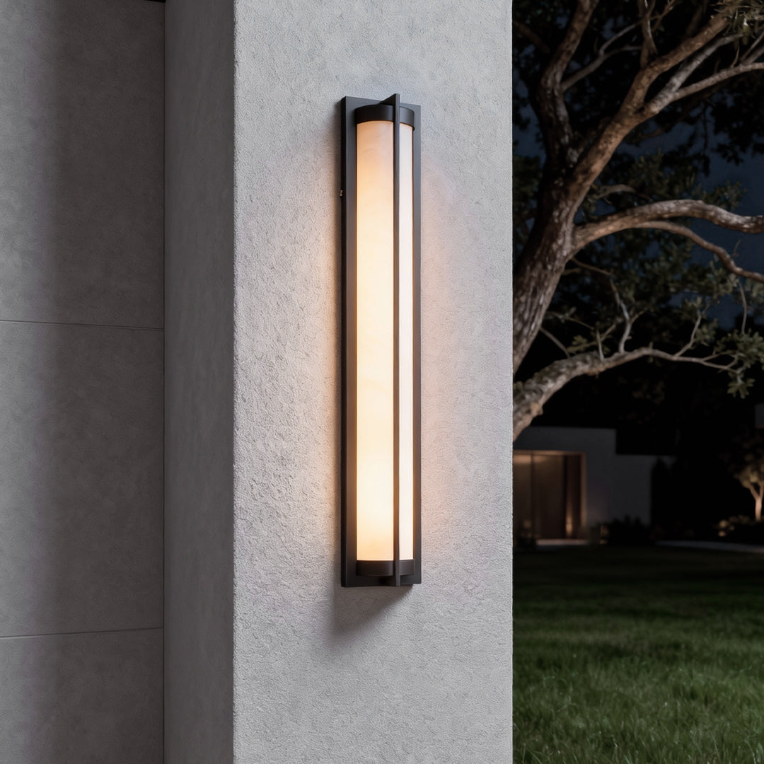 Outdoor Wall Sconces Black Modern Minimalist Waterproof Lamp