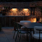 4-Pcs Outdoor Wall Wash Lighting Waterproof Solar-Powered RGB Light