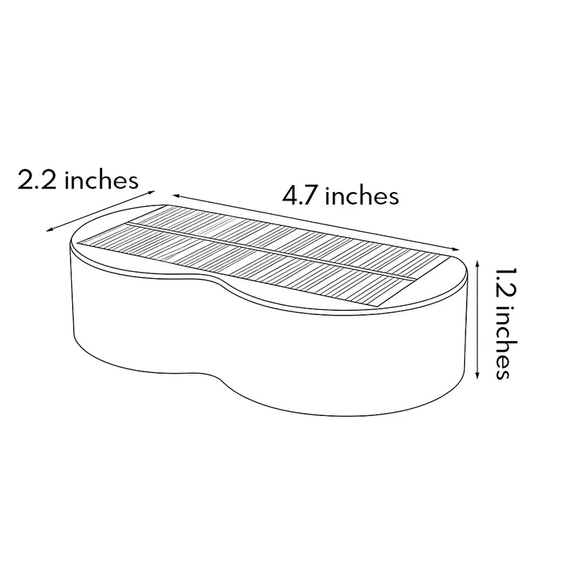 4-Pcs Outdoor Wall Wash Lighting Waterproof Solar-Powered RGB Light