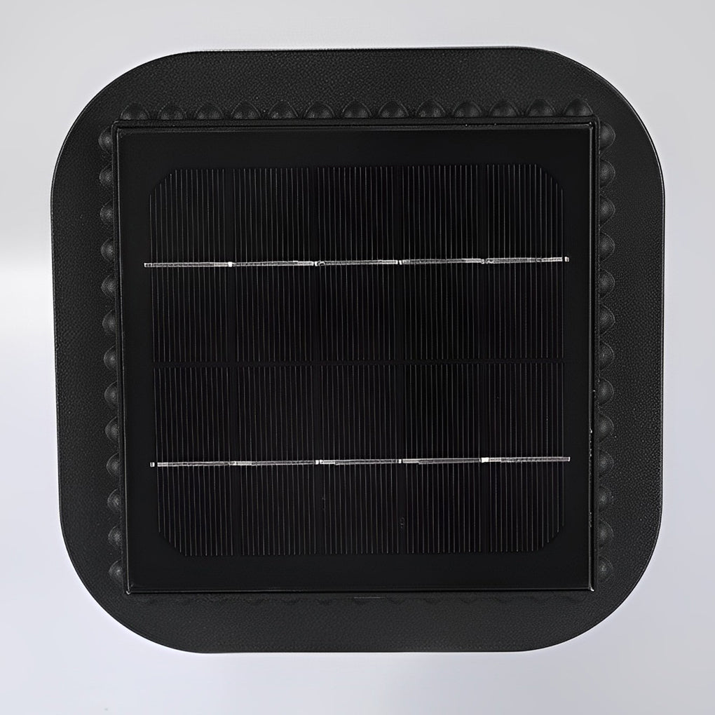 Outdoor Waterproof Post Lamp Modern Solar Motion Sensor Light