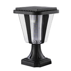 Outdoor Waterproof Post Lamp Modern Solar Motion Sensor Light