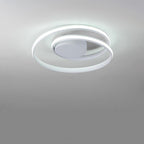 Spiraling Halo Ceiling Light Circular LED Modern Flush Mount Lighting