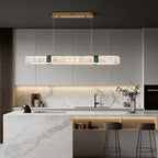 Oval Crystal Chandelier Modern Gold Metal Ceiling Light