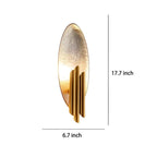 Oval Iron Electroplating Minimalist Creative Postmodern Wall Lights Indoor