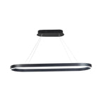 Oval LED Pendant Light Modern Aluminum Ceiling Light