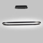 Oval LED Pendant Light Modern Aluminum Ceiling Light