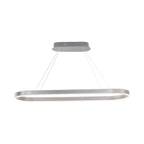 Oval LED Pendant Light Modern Aluminum Ceiling Light