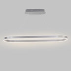 Oval LED Pendant Light Modern Aluminum Ceiling Light