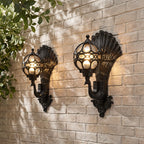 Peacock Wall Light Waterproof Retro European Aluminum Wall Sconce