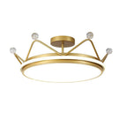 Creative Circle Dimmable LED Nordic Flush Mount Lighting Ceiling Light