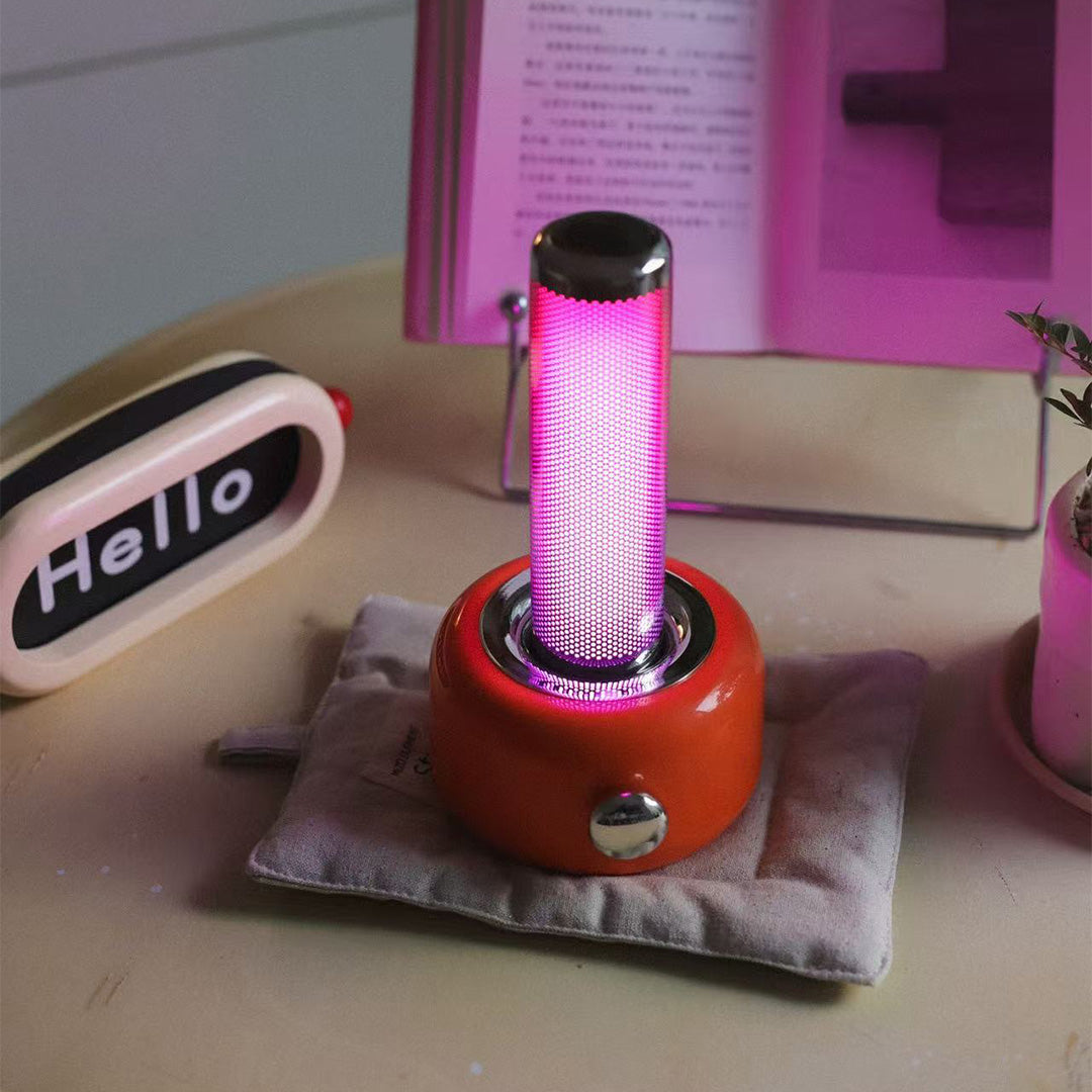 Metal Ambient Table Lighting Audio RGB  Minimalist  Sleek Lamp