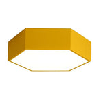 Geometric Shaped LED Wireless Control Modern Ceiling Lights Flush Mount Lighting