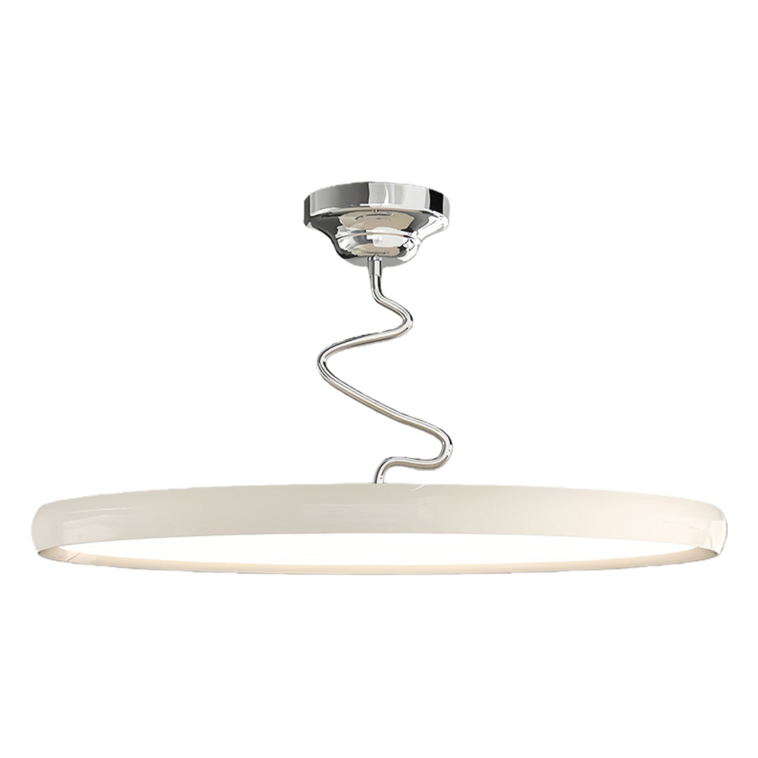 Modern Semi Flush Mount Ceiling Light Twisted Full-Spectrum Light