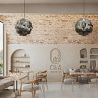 Polyhedron Pendant Light Modern Irregular Sphere Ceiling Light
