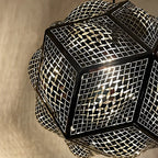 Polyhedron Pendant Light Modern Irregular Sphere Ceiling Light