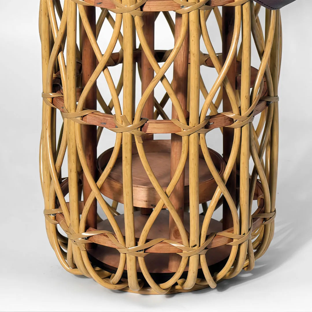 Portable LED Lanterns Handwoven Vintage Decorative Floor Lamps
