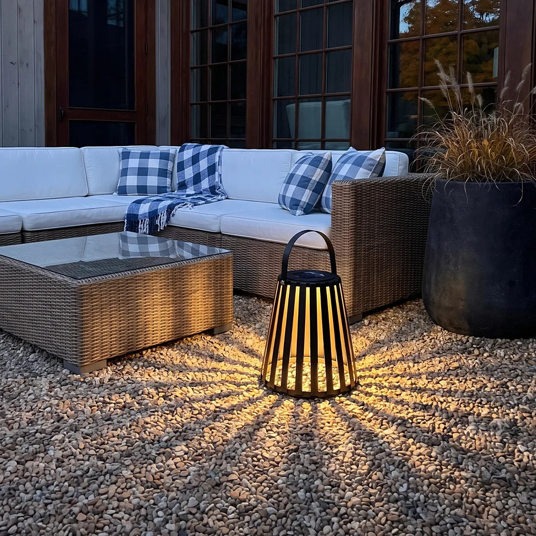 Portable LED Light Lantern Solar Outdoor Landscape Light