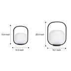 Portable Solar Lantern Waterproof LED Rechargeable Outdoor Handle Lamp