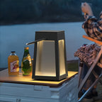 Camping Lantern Black Finish Waterproof Chic Light