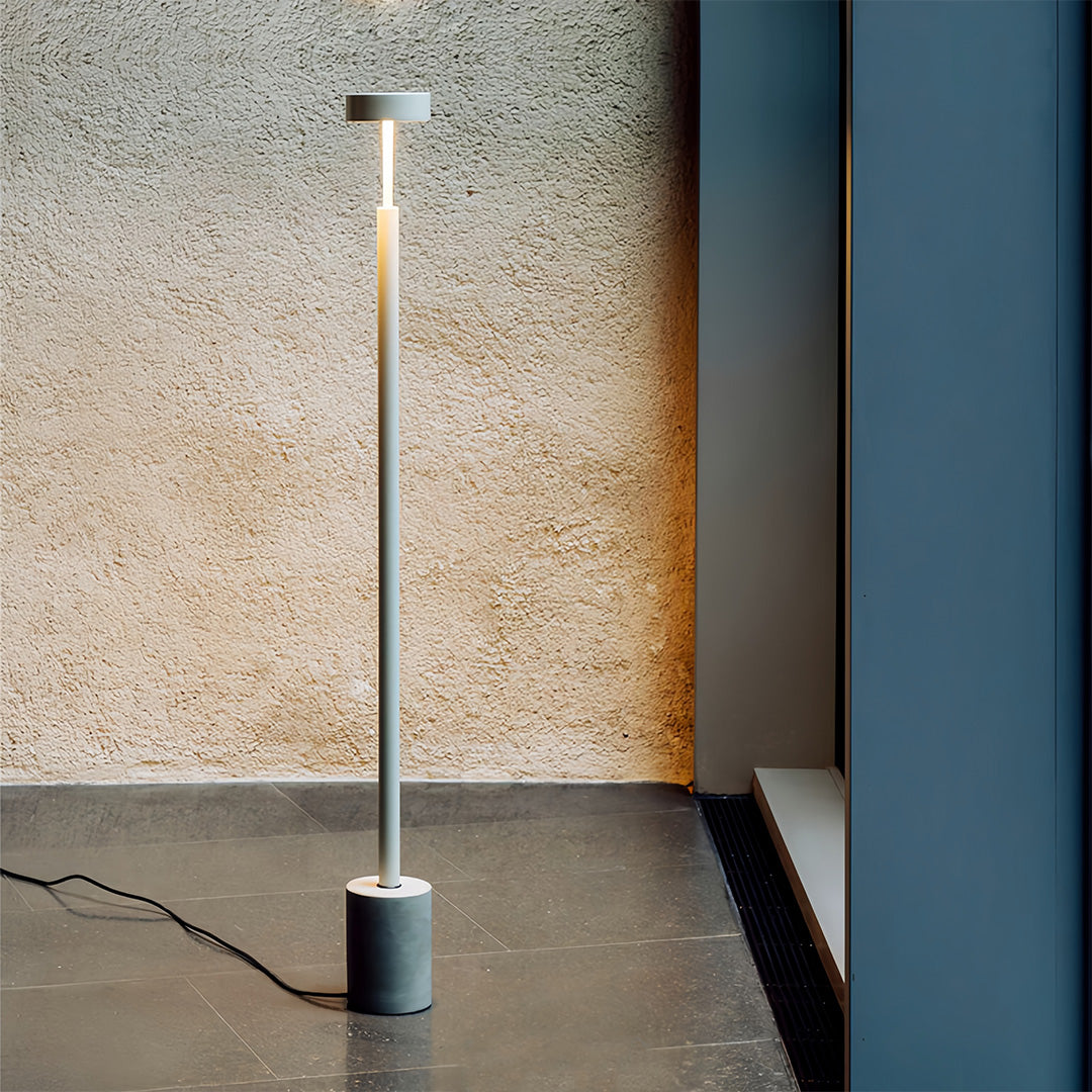 Petite Floor Lamp Modern Dimmable  Contemporary Reading Pole Lamps