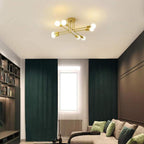 8-light LED Modern Sputnik Chandelier Ceiling Lights Pendant Lighting