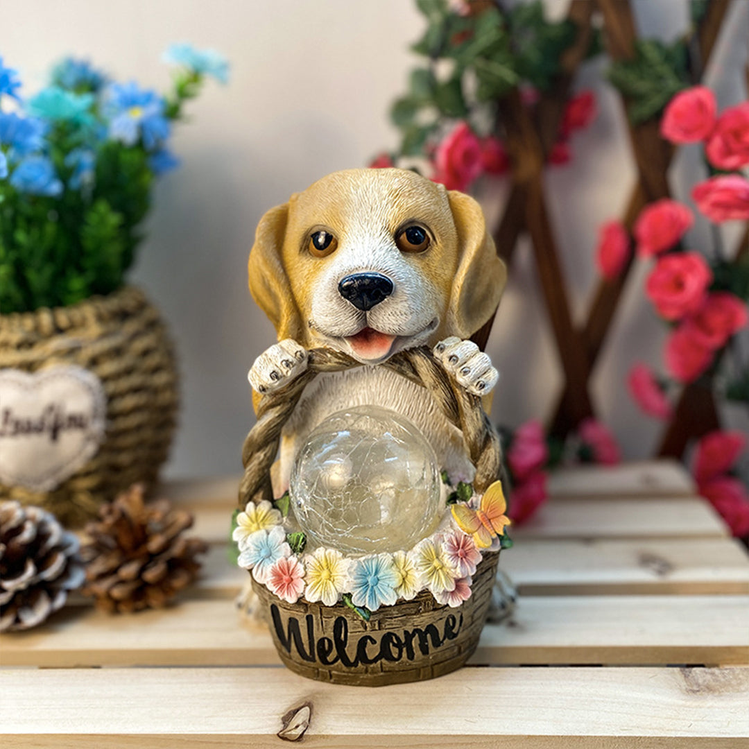 Resin Animal Garden Solar Lights