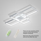 Display Of Rectangles Abstract LED Flush Mount Ceiling Lights