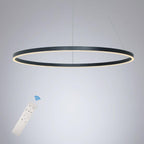 Geometric Slimline Circular Chandeliers Entry Light Dimmable Ceiling Light