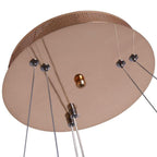 Circle Modern Ring Light Chandelier Aluminum Acrylic Kitchen Ceiling Light