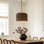 Rattan Lighting Pendants Japanese Wabi-Sabi Ceiling Light