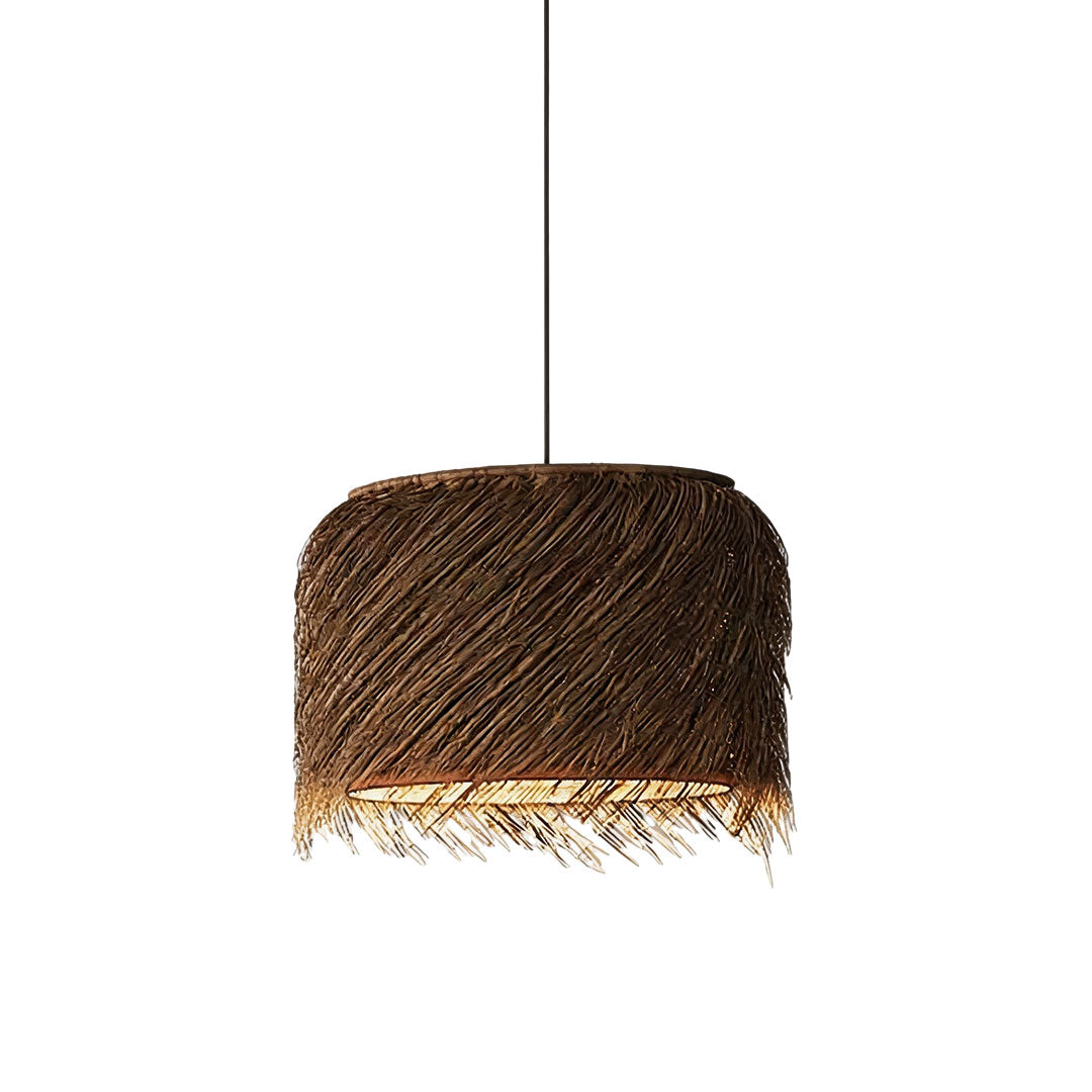 Rattan Lighting Pendants Japanese Wabi-Sabi Ceiling Light