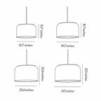 Rattan Lighting Pendants Japanese Wabi-Sabi Ceiling Light