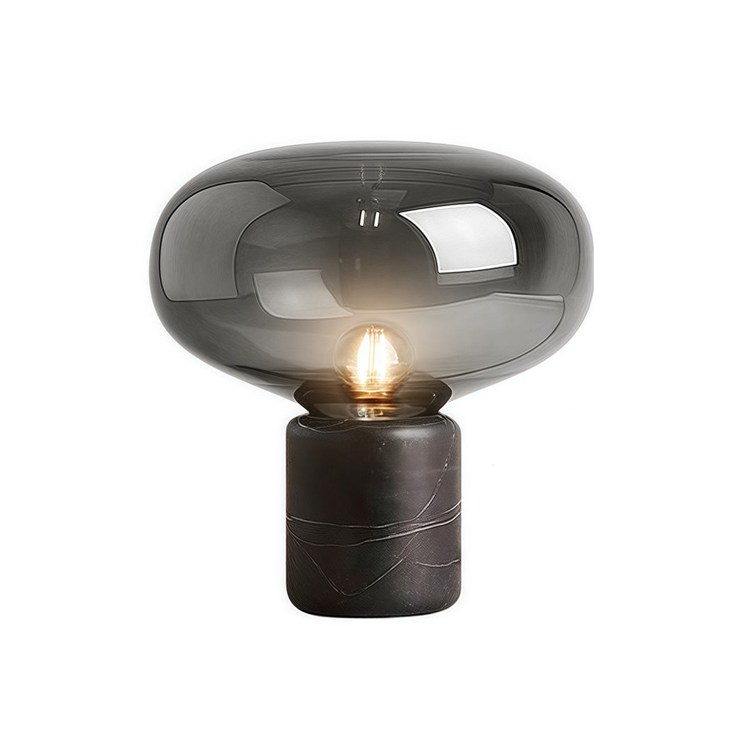 Glass Modern Table Lamps Marble Mushroom Bedside Lamp