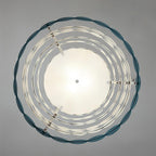 Circles Frills Blue Pendant Light Metal Stylish Ceiling Light