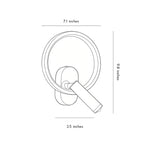 Reading Light for Bed Wall Mounted Modern Rotatable Lamp