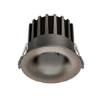 2 PCS Recessed Ceiling Spotlight Frameless Silver Glare-Free Light