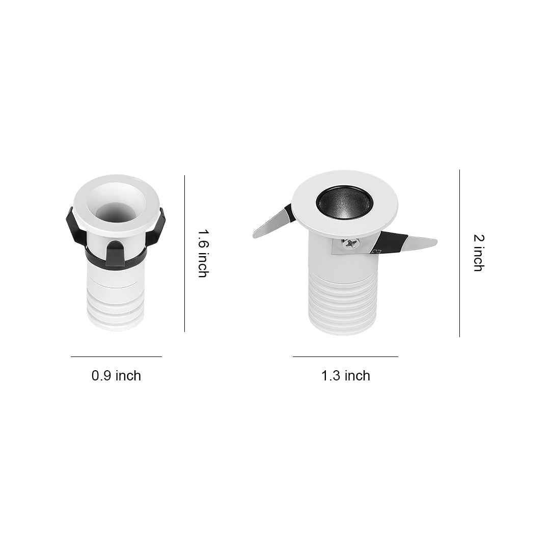 6 PCS Recessed Ceiling Spotlights LED Anti-Glare Light