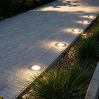 Recessed Floor Lighting Solar LED Metal Well Light