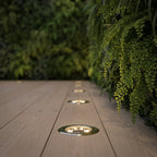 Recessed Floor Lighting Solar LED Metal Well Light