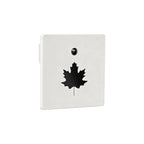 【2 PCS】Recessed Step Lights Leaf-Pattern Motion Sensor Light
