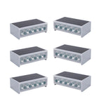 6 PCS Outdoor Step Light Fixtures Modern Style Waterproof Light
