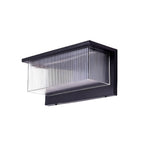 Acrylic Sconce Waterproof Black Modern Solar Light