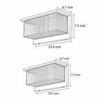 Acrylic Sconce Waterproof Black Modern Solar Light