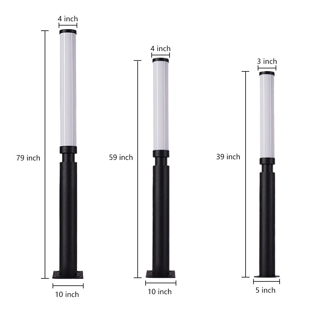 [Open-Box] Modern Creative Outdoor Lights Bollard Lights LED Waterproof Garden Lights Pathway Lights