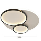 3 Circles Metal Modern Style Design Flush Mount Lighting LED Bedroom Ceiling Lights