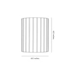 Ribbed Wall Sconces Nordic Creative Up and Down LED Light
