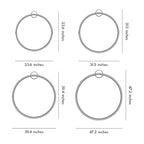 Ring Wall Lamp Creative Simple Circular Ambient Light
