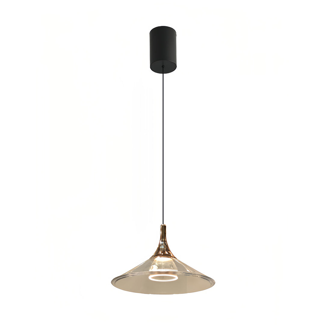 Rise and Fall Pendant Lights Aluminum Acrylic Ceiling Light