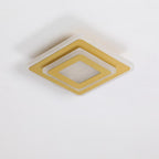 Multi Square LED Flush Mount Ceiling Fixture Light for Hallway Entryway